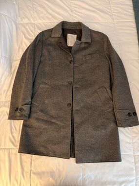J. Hilburn Loro Piana Italian Wool/Cashmere Topcoat
